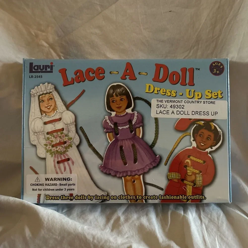 Lauri Lace A Doll Dress Up Set 3 Dolls Rare 25 Outfits Motor Control‎  USA A1